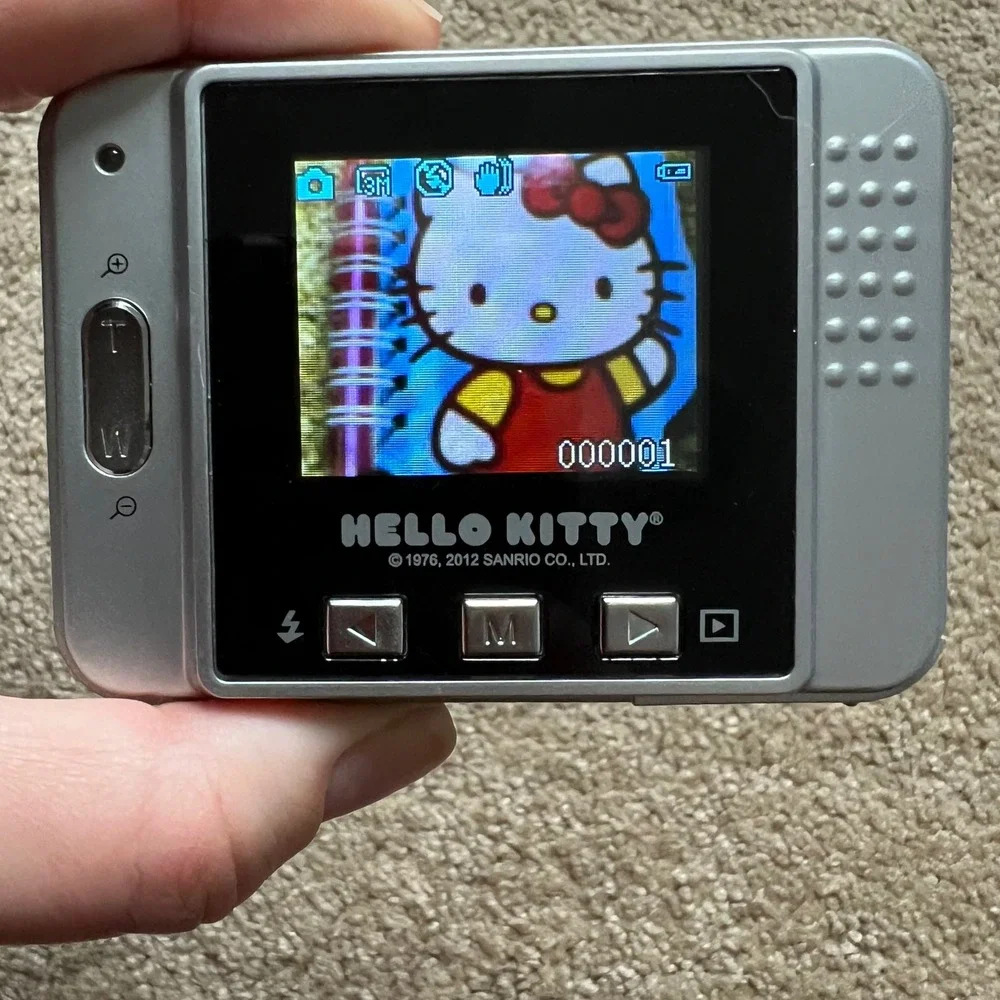 Hello Kitty Digital Camera Pink Silver‎ Kids Fun Photo Toy 2012